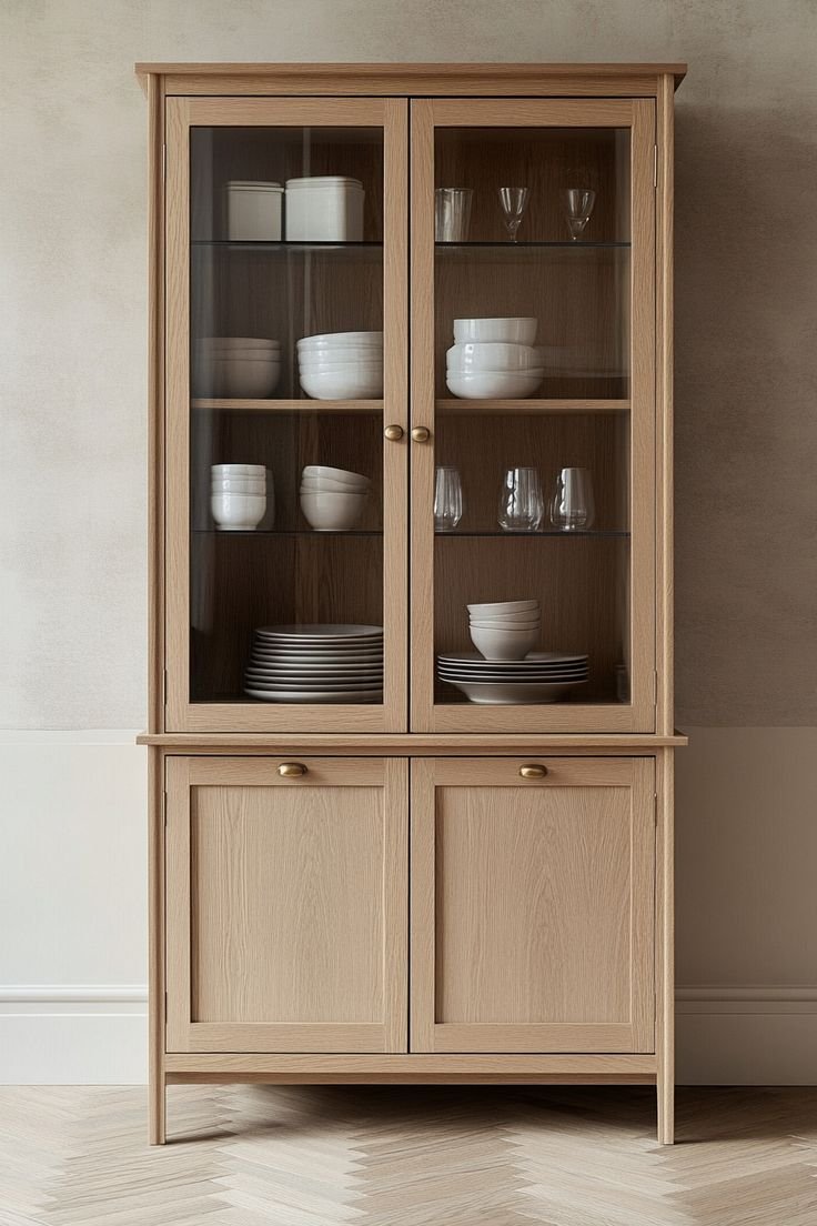 Simple design crockery unit